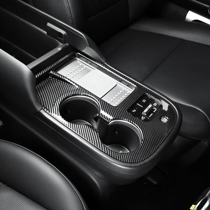 YOUTOOCAR Gear Shift Panel Cover Compatible with Hyundai IONIQ 9 Accessories (Carbon Fiber Pattern)