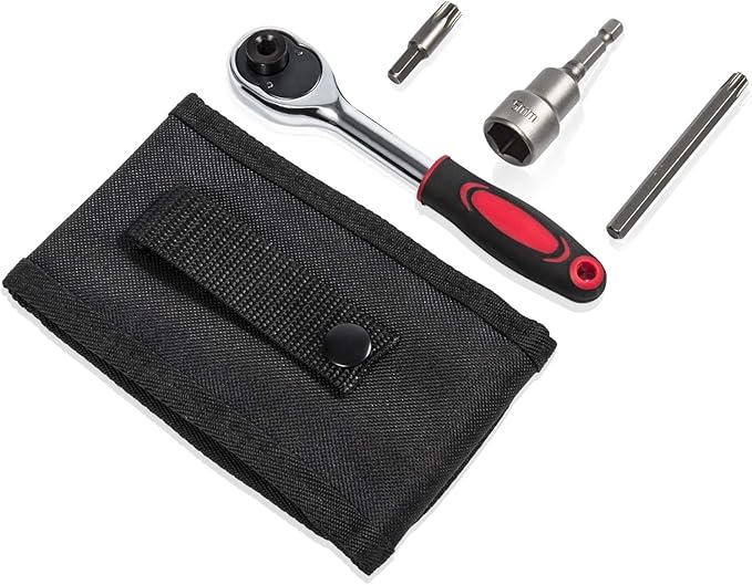 E-cowlboy Hard Top and Door Removal Torx Set Tool Kit for 2007-2024 Jeep Wrangler JK JKU JL JLU Sports Sahara Freedom Rubicon Unlimited Gladiator JT 2-Door & 4-Door Replace 68361574AB 82214166AB