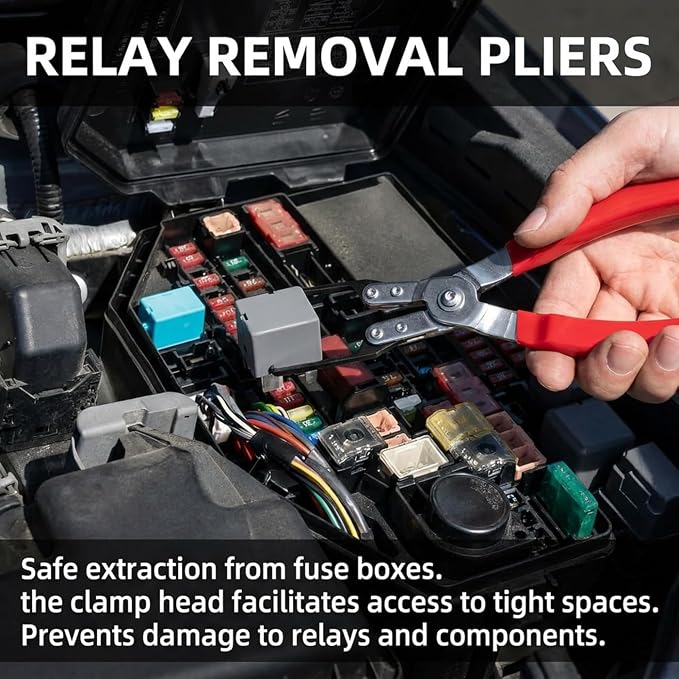 8 PCS Electrical Disconnect Pliers - Fuel Line Disconnect Tool Set, Automotive Electrical Terminal Connector Separator Removal Tool