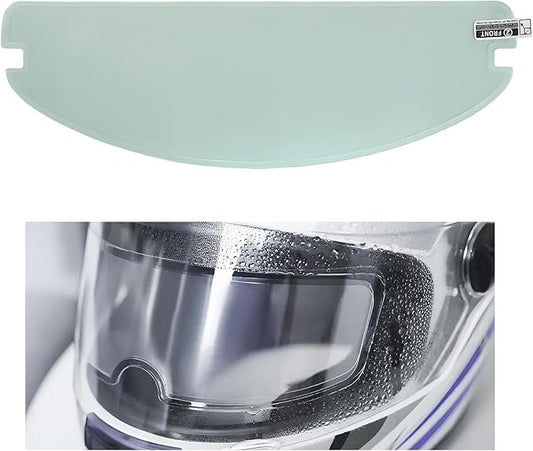 Anti Fog Film for Motorcycle Helmets, Helmet Visor Lens Insert Nano Coating Sticker, Universal Helmet Shield Film Lens (Clear)