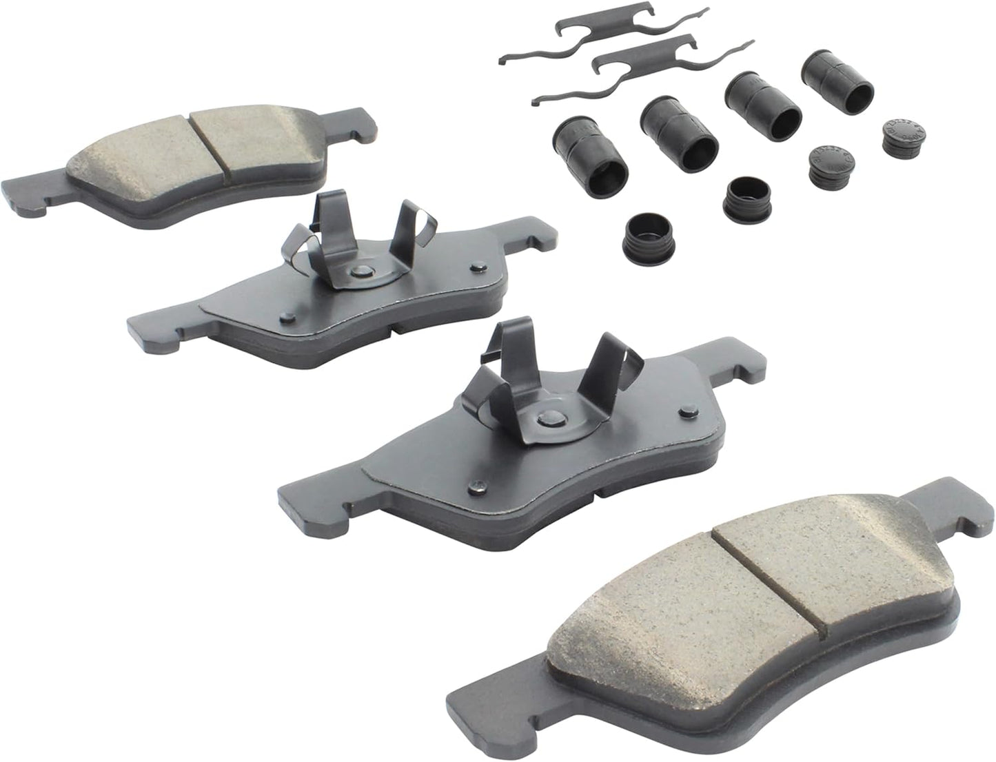 Premium Ceramic Front Brake Pads (1001-1047C) Compatible with Ford Escape 2005-2012, Mazda Tribute 2005-2010, Mercury Mariner 2005-2011