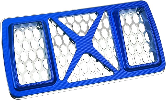 Radiator Guard Grille Oil Cooler Cover Fit For Harley Touring Road King Street Glide Electra Glide Ultra Limited 2023.5-2025 Blue