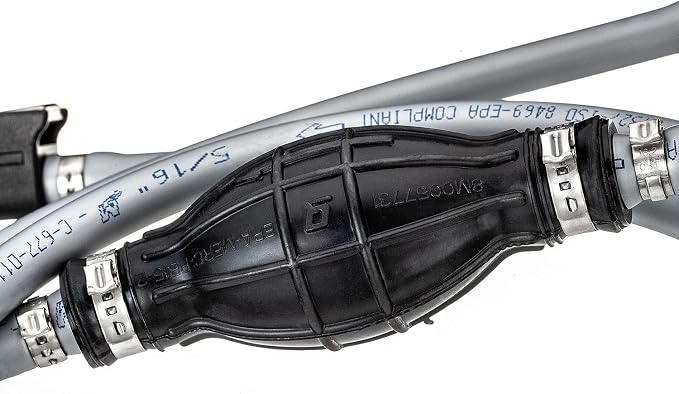 Quicksilver 8M0061888 Fuel Line Assembly, 12 Ft. Long with Primer Bulb
