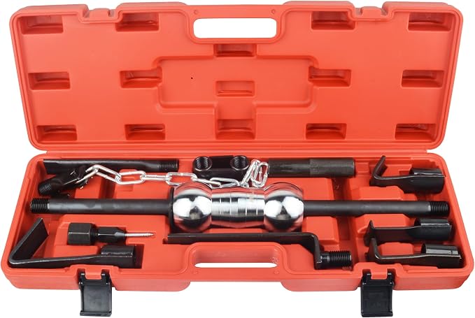 DAYUAN 19pcs Front Wheel Drive Bearing Removal Tool Kit Bundle with 13PC Dent Puller with Slide Hammer Auto Body Truck Repair Tool Kit Set
