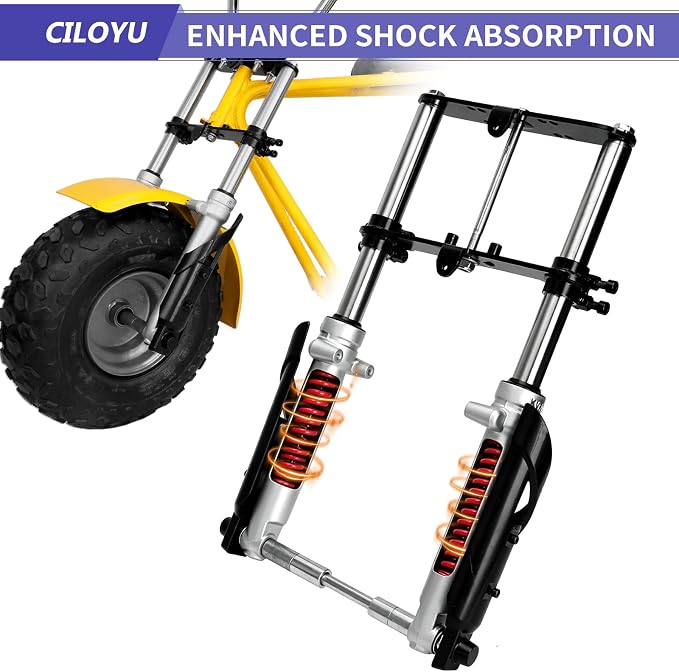 Mini Bike Front Forks Kit Suspension Replacement for Coleman CT100U Monster Mega Moto MMB80 MMB105 80cc 105cc Motovox MBX10 MBX11 Baja DB30 GMB100 TrailMaster Storm 200 Powersports Parts