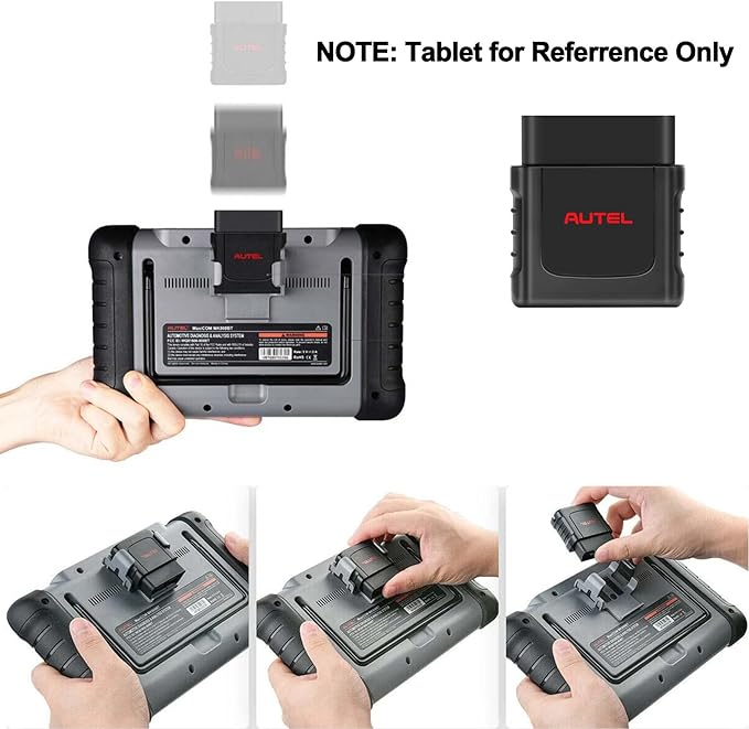 Autel MaxiVCI VCI Mini OBD2 Scanner Bluetooth Universal Communication Interface Equipment OEM Diagnostic Functions Work with Autel Scanner MK808BT MK808TS MX808TX MP808TS MS906S TS608