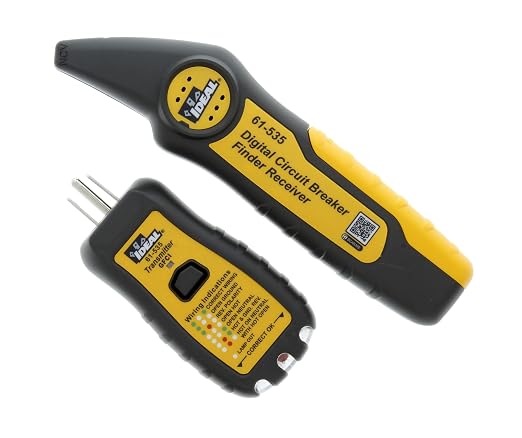 Ideal Electrical 61-535 Digital Circuit Breaker Finder with Digital Receiver and GFCI Circuit Tester