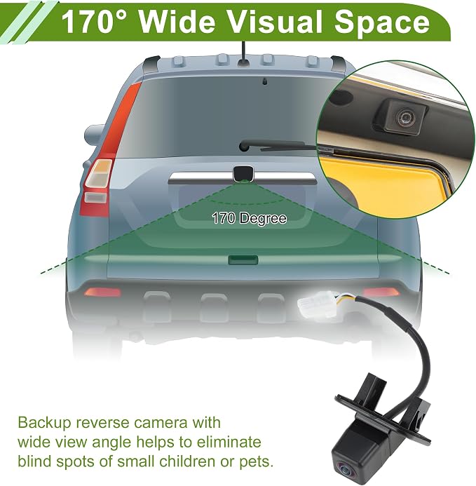 ACROPIX Car Park Assist Camera Rear View Backup Reverse Camera for MAZDA 3 6 CX-3 CX-5 2013-2020 No.GV9D67RC0