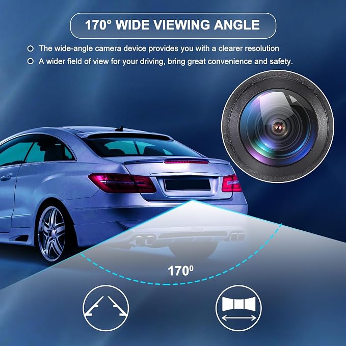 23171840 Rear View Backup Camera Replacement for Cadillac CTS 2011 2012 2013 2014 2.0L L4 / 3.0L 3.6L V6 Back Up Camera for CTS V 6.2L V8 Replaces# 22914945, 20793585