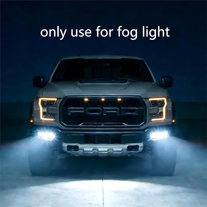 SEALIGHT 9005 9006 Bulb Combo, 92000LM 800% Super Bright 5 Mins Installation, 60000H Lifespan, 6500K Cool White 9005/HB3 9006/HB4 Fog Light Bulbs, Pack of 4