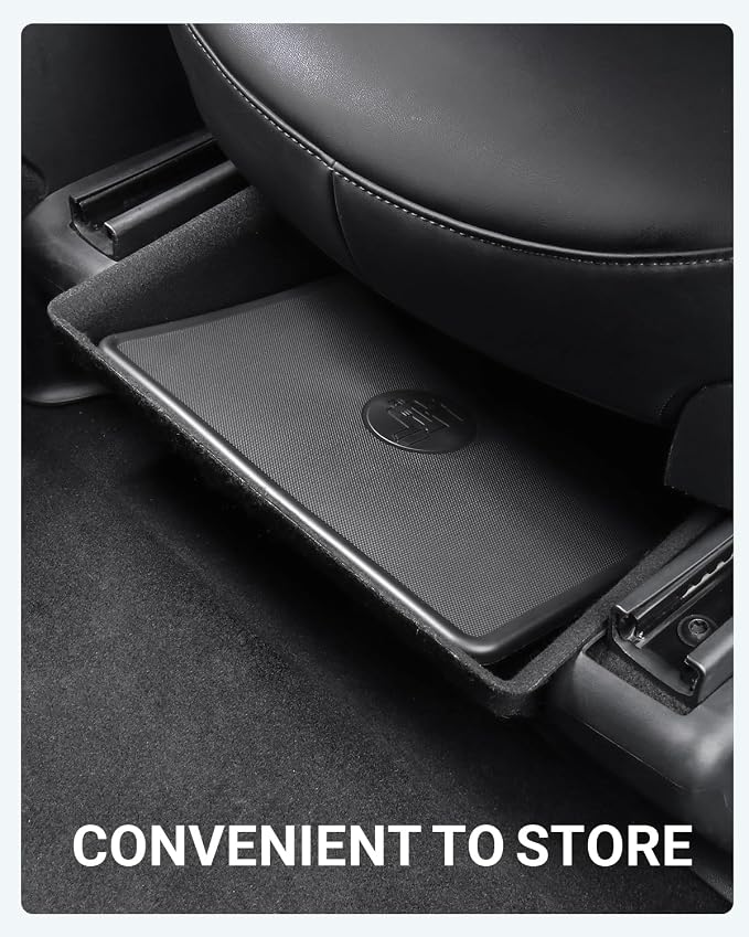 BASENOR Tesla Model 3 Model Y Center Console Table Tray and Tesla Model Y Model 3 Model S Model X LR/Plaid Tablet Holder