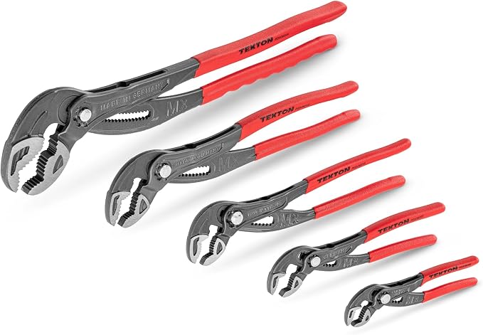 TEKTON Angle Nose Push Button Adjustable Pliers Set | PGA93002