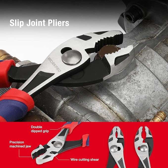 WORKPRO 5PCS Pliers Set & ARROW 4-Piece Pliers Set