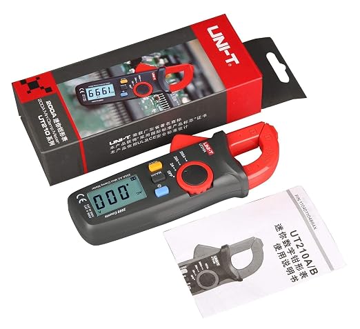 UNI-T UT210A Clamp Meter Digital Pliers Ammeter Voltmeter Professional Electrician Tester Multimeter
