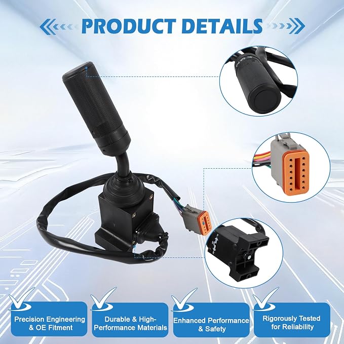 Transmission Shift Lever for JLG Skytrak 6036 6042 8042 1600429S, Shifter Control Lever Replacement for JLG Skytrak Telehandlers, Heavy-Duty Construction Equipment Parts