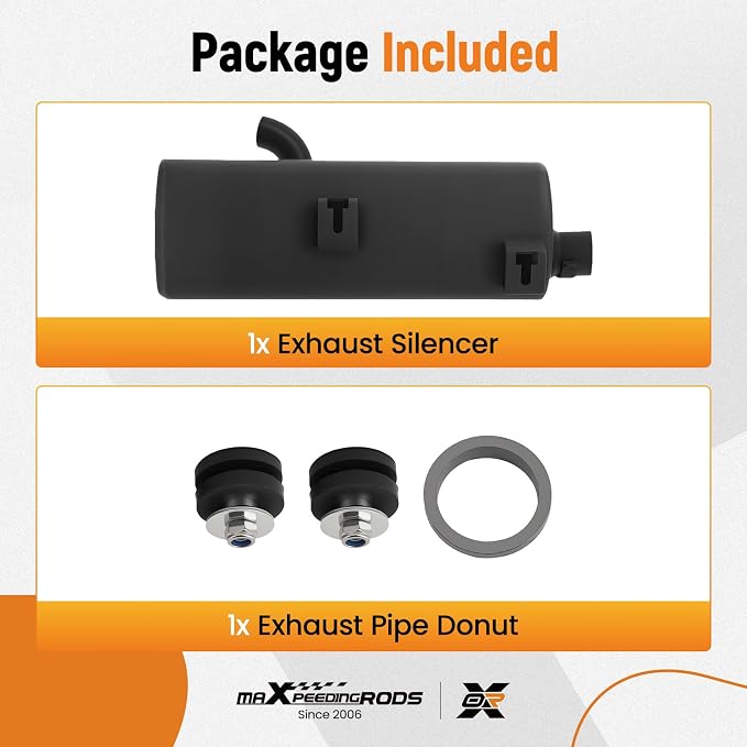 maXpeedingrods Exhaust Muffler for Polaris Sportsman 500 4X4 1996-2001, 1260715-029 1260715-489 5240898