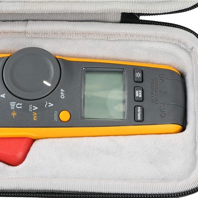 khanka Hard Travel Case Replacement for Fluke 376/374/ 375FC 1000A Ac/Dc Trms Wireless Clamp W/Iflex