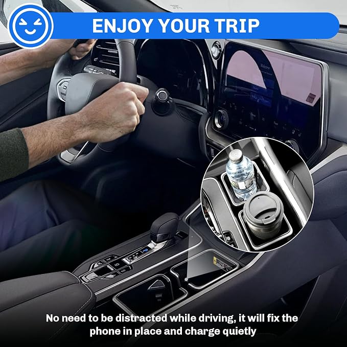 SXCY for 2025 2026 2027 Lexus TX Cup Holder Insert for 2025 2026 2027 Lexus TX Accessories Silicone Cup Holder Limiter 2024 2025 2026 2027 TX Console Drink Holder Mat Adapter Non-Slip Mat
