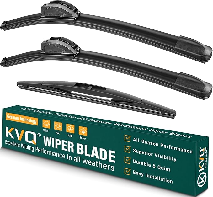 Windshield Wiper Blades Replacement for BMW X5 2014 2015 2016 2017 2018,Original Equipment Replacement Front Rear Wiper Blade Set - 24" 20" 12" (Set of 3)