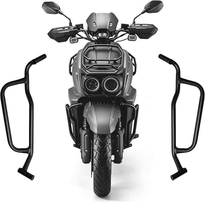 Mokuo Motorcycle Frame Guard Crash Bar Protector in Heavy Iron Material Fit for Yamaha Zuma BW'S 125 2020-2022