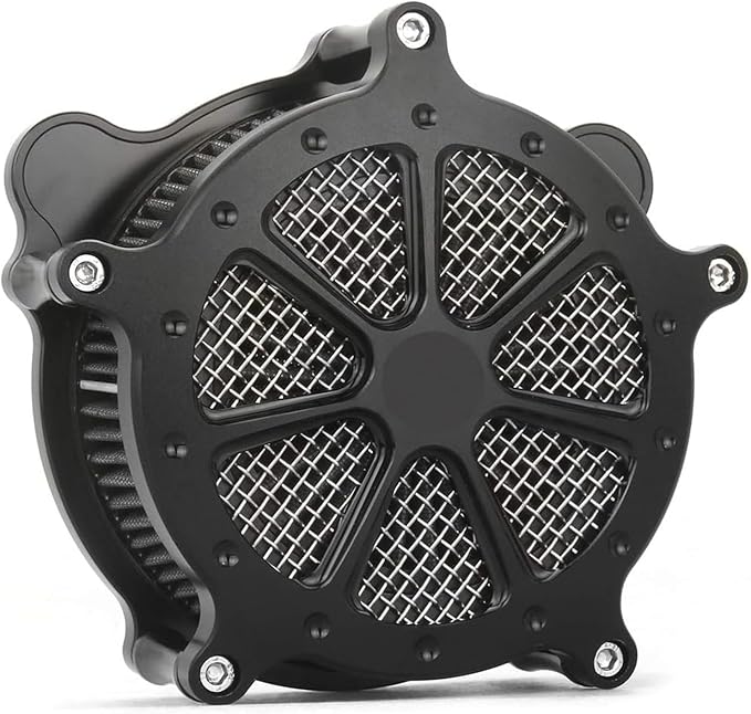 For harley air cleaner filter Sportster Softail Touring street road king glide Dyna for harley davidson air intake filters (Black Speed 7 style -gray filter, A-For Sportster XL models)