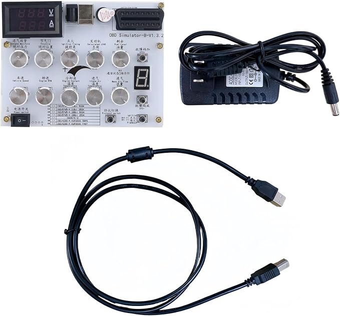 Car ECU Simulator/OBD Simulator/J1939/OBD II/ELM327 Development Test/CAN (Simulator Without LCD for Passenger car)