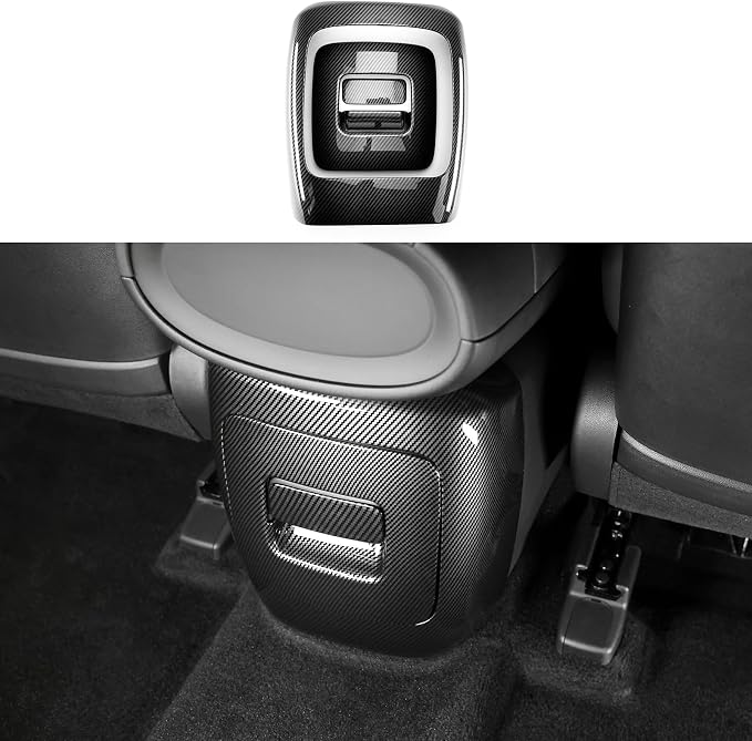 YOUTOOCAR Rear AC Vent Cover Compatible with Hyundai Palisade 2026 Accessories (Carbon Fiber Pattern)