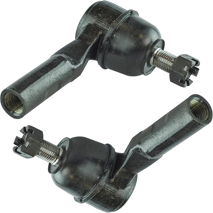 TRQ Front Outer Tie Rod Set 2 Piece Compatible with 2006-2012 Chevrolet Colorado 06-12 GMC Canyon 07-08 Isuzu i-290 07-08 i-370