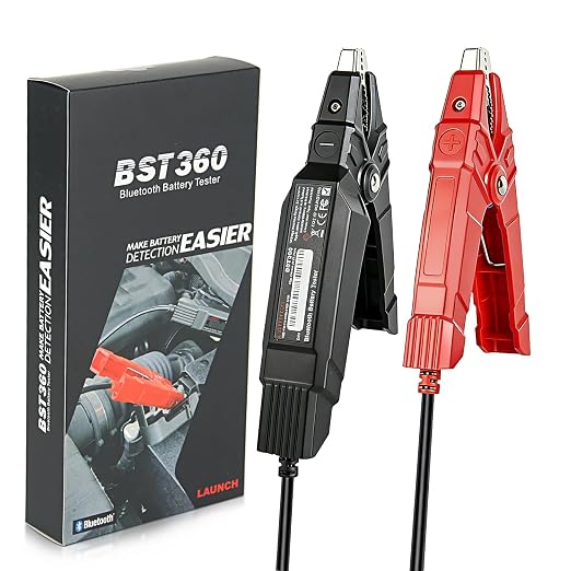 2026 Launch Upgraded BST360 6V 12V Car Battery Tester, Bluetooth Battery Load Tester Charging Cranking System Analyzer for Android/iPhone/Launch X431, 100-2000 CCA Alternator Tester Voltmeter