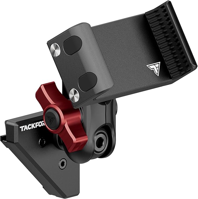 Tackform Link Vent Mount Universal Phone Holder - Compatible with 2021-2025 Ford F150 & Raptor, 2023-2025 Ford Super Duty | Aluminum | Zero Slip, Anti-Scratch | 2" Arm | Red