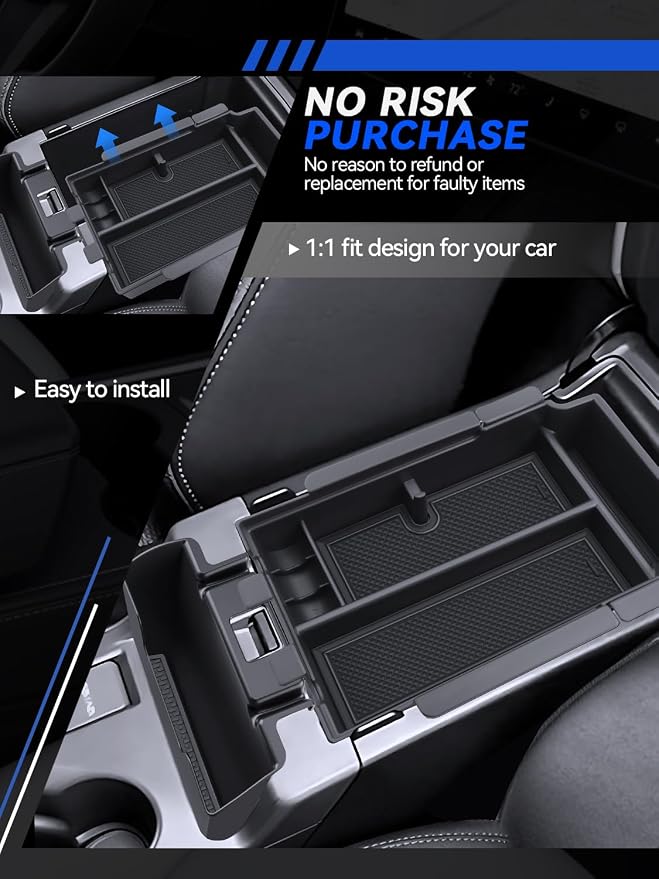 for Crosstrek 2 Pcs Double-Layer Armrest Box Organizer + Hanging Center Console Organizer 2024-2026 Subaru Crosstrek Hybrid/Impreza Accessories Storage Box(Only for 2022-2026 C300)