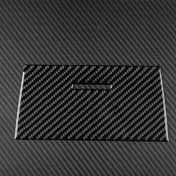 Black Soft Carbon Fiber car Interior Central Control Storage Box B Model 1/Piece Decorative Sticker Suitable for Acura TSX 09-14 Carbon Fiber car Interior