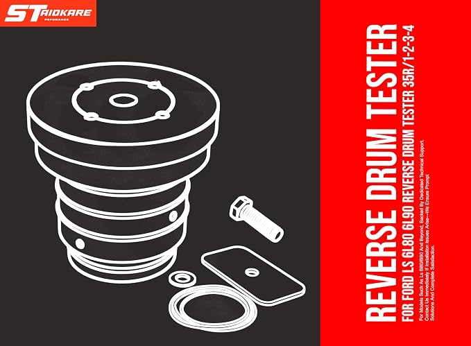Reverse Drum Tester Tool for Ford LS 6L80 6L90 Reverse Drum Tester 35R/1-2-3-4 Checking Leaks and Cracks