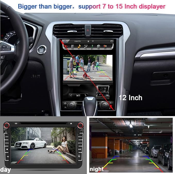 Super HD Vehicle Camera 1280x720 Pixels 1000 TV line 170 Degree Night Vision Rear View Camera Reverse Parking for Ford Transit MK6 2000-2006 / MK7 2007-2013