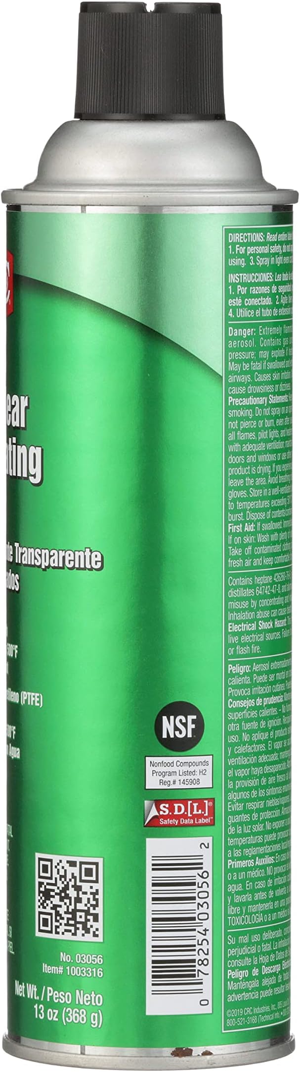 CRC Heavy Duty Clear Penetrating Grease, 13 Wt Oz, 03056