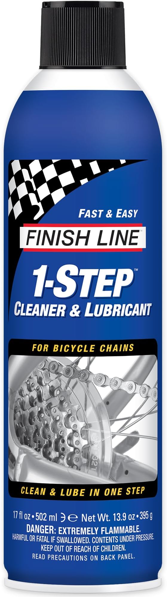 Finish Line Speed Bike Degreaser 18-Ounce and 1-Step Cleaner Lubricant 17-Ounce Bundle