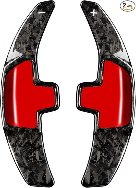 Genuine Carbon Fiber Paddle Shifter Extension Compatible with Mercedes Benz,T-carbon Steering Wheel Paddle Shifter Fits for Mercedes Benz A B C E S Class CLA CLS GLC GLE450 GLS G Series