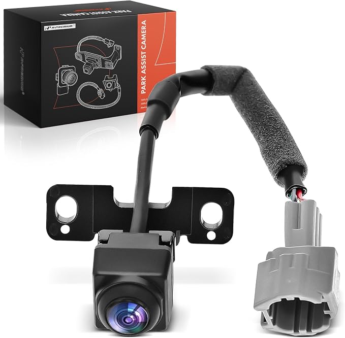 A-Premium Rear View Backup Camera Compatible with Hyundai | Parking Camera for 2013 2014 2015 2016 Santa Fe - Replace# 95760B8150