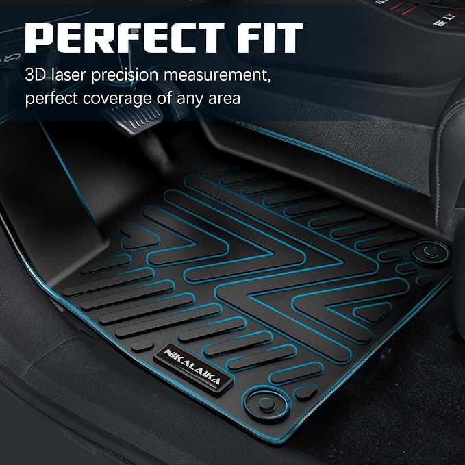 Floor Mats & Cargo Liner with Backrest Mat for Honda Pilot 2023-2025 2026 All Weather Protection TPE Rubber Full Set Floor Liners Trunk Mat for 2024 Honda Pilot Automotive Accessories, Black