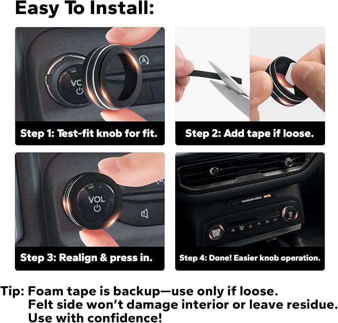 for 2025-2026 Ford Bronco Sport Accessories (Not for Bronco) 9PCS Aluminum Alloy Knob Cover Trim Set for Push Start, Volume, Air Vent Tabs, Headlight & Gear Shift Knob (Black)
