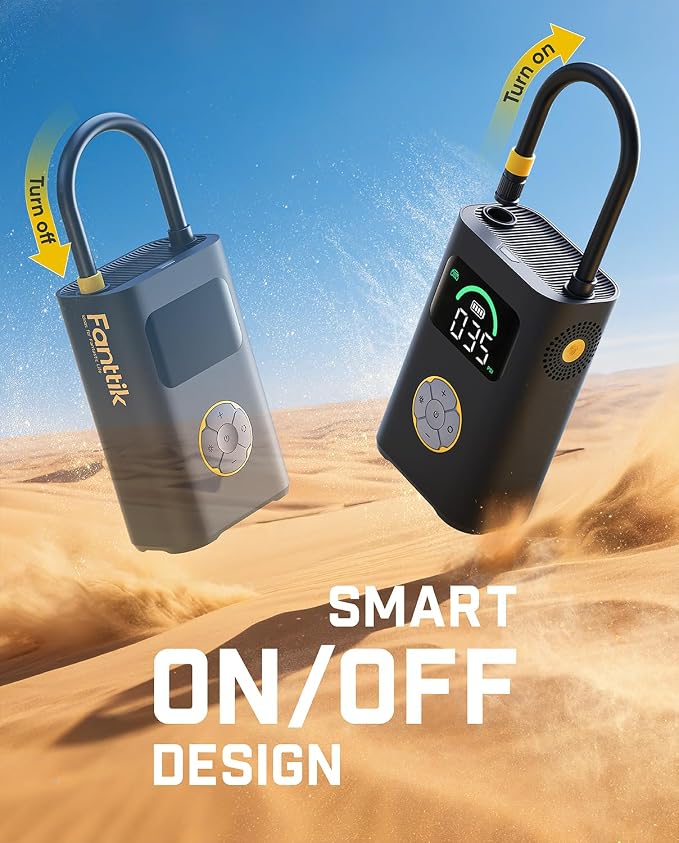 Fanttik X10 Pro Max Tire Inflator for SUV, 36s Fast Inflate Portable Air Compressor with Presta and Schrader Valve, 150PSI Cordless Air Pump with Powerful Battery for Cars, Motorcycles, Bikes, Balls