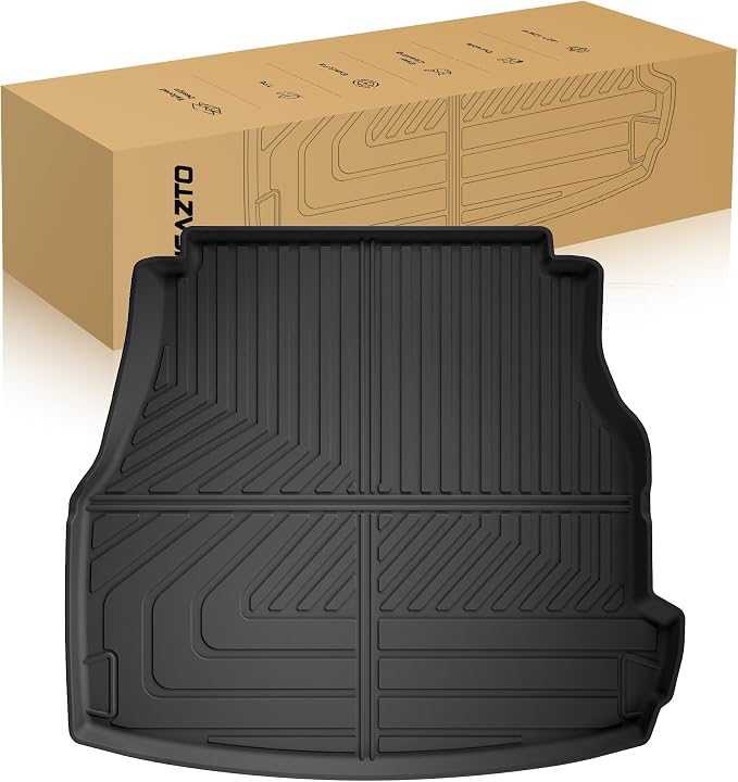 Cargo Liner Fit for Mercedes Benz C Class Sedan 2022-2026 | AOMSAZTO Cargo Mat All Weather Custom Fit Trunk Mat C Class Car Mats Accessories Black (Only for Sedan)