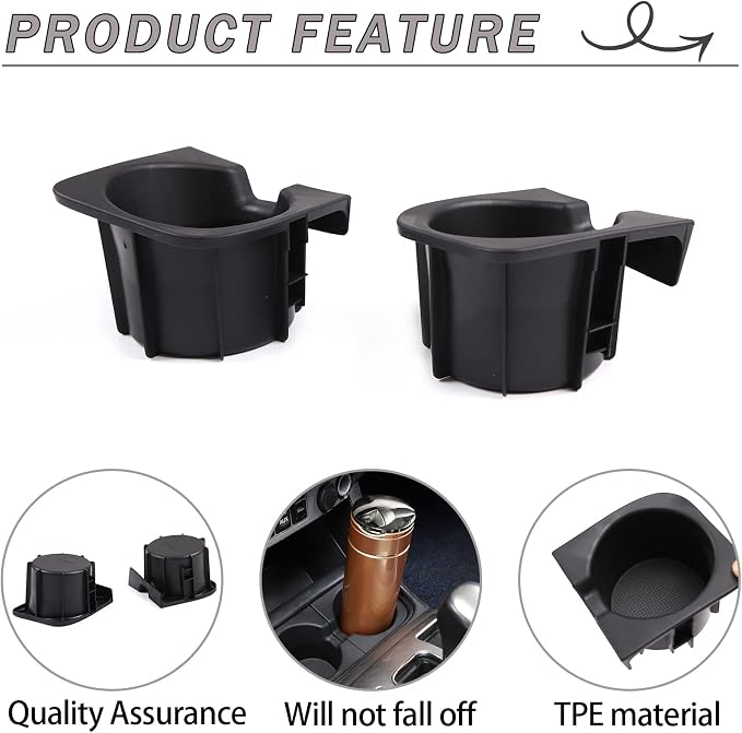 Car Central Control Tray Storage Box organizer Compatible with Toyota Tacoma 2006-2015 Center Console Gear Shift Side/Water cup holder Organizer， Storage Box Tray (Central control cup holder)