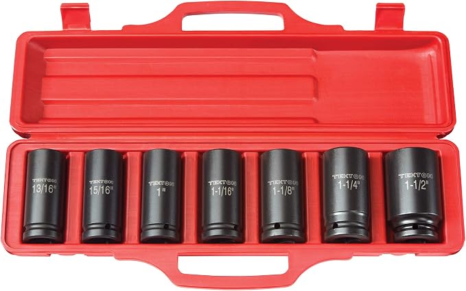 TEKTON 3/4 Inch Drive Impact Socket Set, 7-Piece | 4890