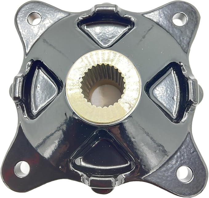 Polaris Rear Wheel Hub, Machined, Black, for RANGER Models - 5143629-067