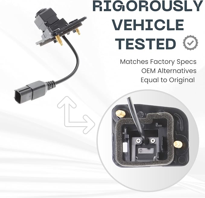 Backup Camera Replaces for 2014-2018 Nissan Versa Note w/AVM OE Part # 284423VA3A, 28442-3VA3A