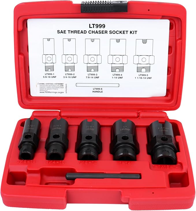 LTI Tools SAE Thread Chaser Socket Kit (LT999)