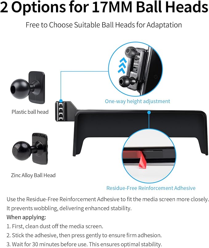 Wireless Charging Car Phone Holder for Volkswagen ID.4 2021-2024, 12" Screen Fixed Clip, 360° Rotation Car Phone Mount Compatible with MagSafe