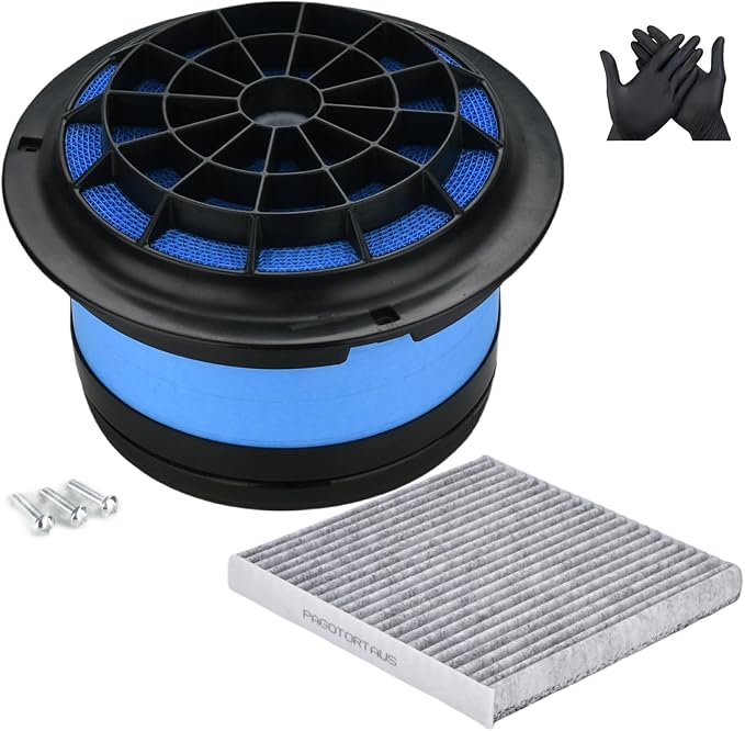 AF26427 P607955 Cabin Engine Air Filter Kit Compatible with Freightliner M2 106 112 108SD FL70 Trucks Replace AF26427 36000006 abpn10g P607955 PA5359 AF26154 42809 PA10188