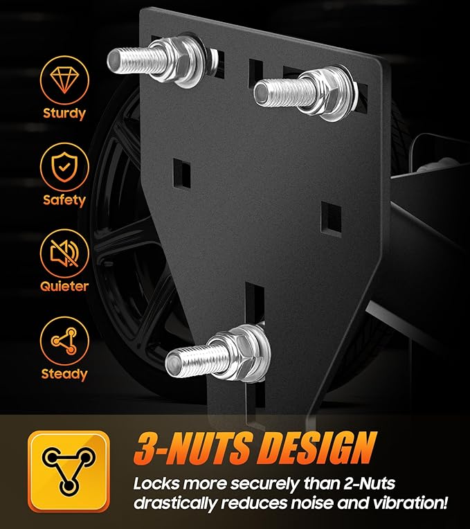 Trailer Spare Tire Mount, Boat Spare Tire Mount for Utility Trailer, Upgrade Spare tire Carrier, Fits 4 5 6 8 Lugs Trailer Wheels, Holds Up to 150 Lbs